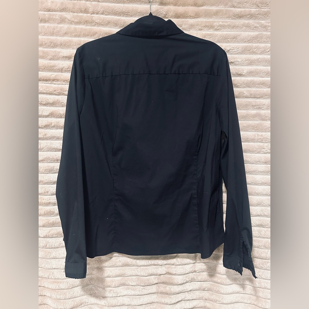 Apostrophe Black Button-Up Blouse - image 2